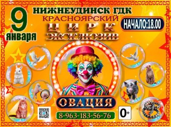 9 января 18.00 ГДК ЦИРК "ЭКСКЛЮЗИВ"